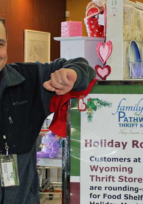 minnesota employment center thrift store worker smiling