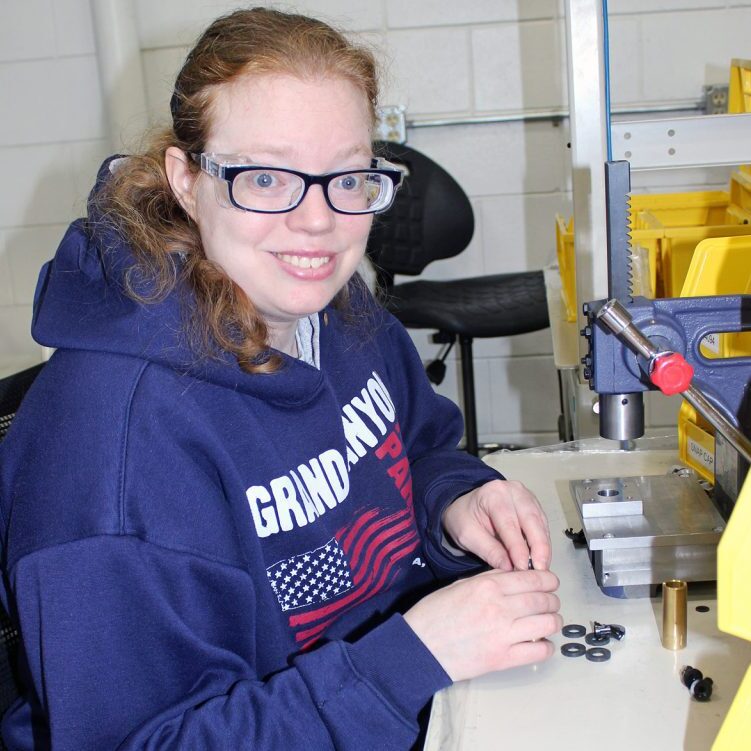 Careers Supporting People with Disabilities Girl in Sweatshirt