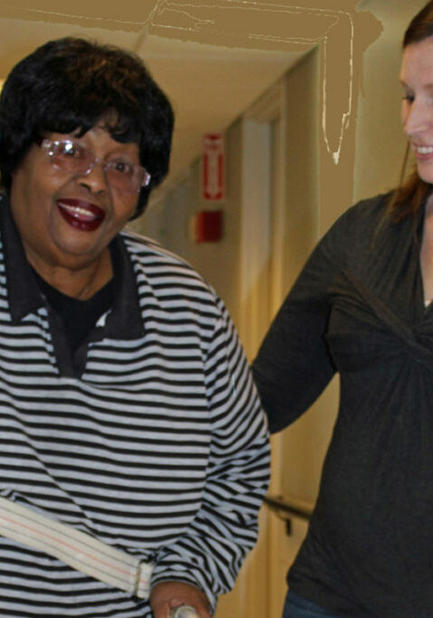 adult rehabilitative mental health services ladies walking down hallway